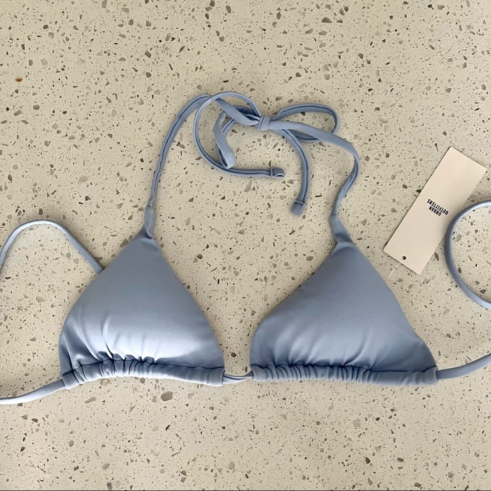 Urban Outfitters Blue Triangle Bikini Top (NWT)